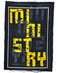 Ministry - Mi Ni St Ry Test Print Backpatch