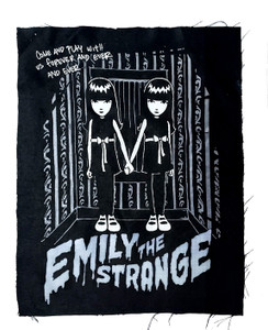 Emily the Strange - Come and Play with Us Test Print Backpatch