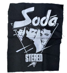 Soda Stereo B&W Test Print Backpatch