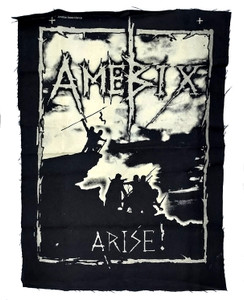 Amebix - Arise! B&W Test Print Backpatch