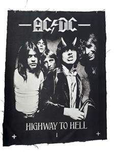 AC/DC - Highway to Hell B&W Test Print Backpatch