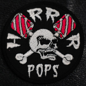 Horrorpops Skull 3x3" Embroidered Patch