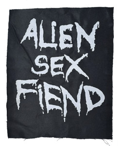 Alien Sex Fiend - Logo Test Print Backpatch