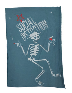 Social Distortion - Skelly Blue Test Print Backpatch