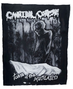 Cannibal Corpse - Tomb of the Mutilated B&W Test Print Backpatch