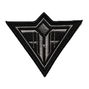 Feindflug - Grey Logo 4x3" Embroidered Patch