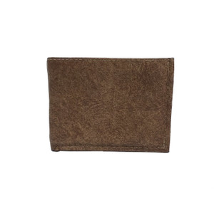 Men's Heather Brown Bi-Fold Leather Wallet
