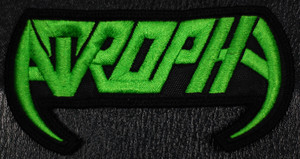 Atrophy Green Logo 3x2" Embroidered Patch