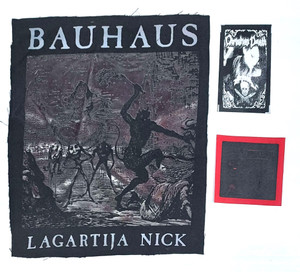 3 Patch Lot - Bauhaus, Boy Harsher and Christian Death