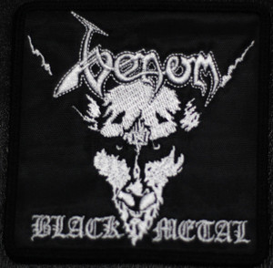 Venom Black Metal 4x4" Embroidered Patch