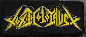Toxic Holocaust Yellow Logo 4.5x2" Embroidered Patch