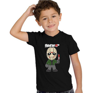 Friday the 13th - Cartoon Jason Voorhees Kids T-Shirt