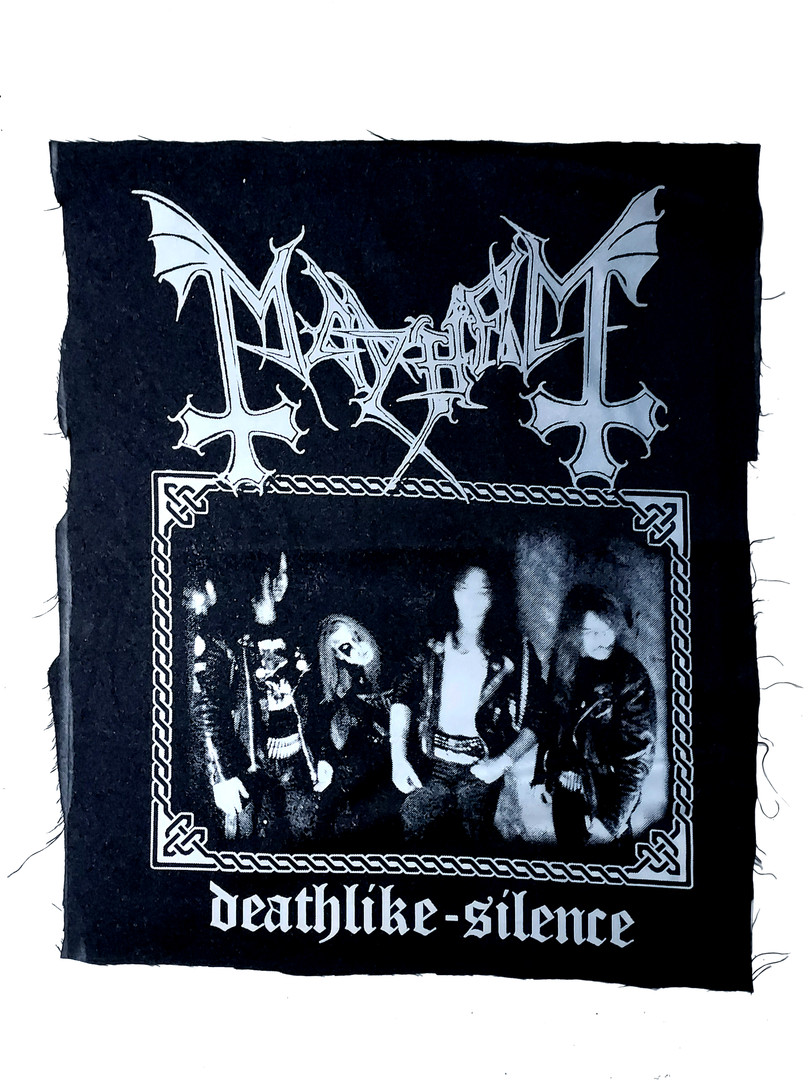 Mayhem - Deathlike - Silence Test Print Backpatch - Nuclear Waste