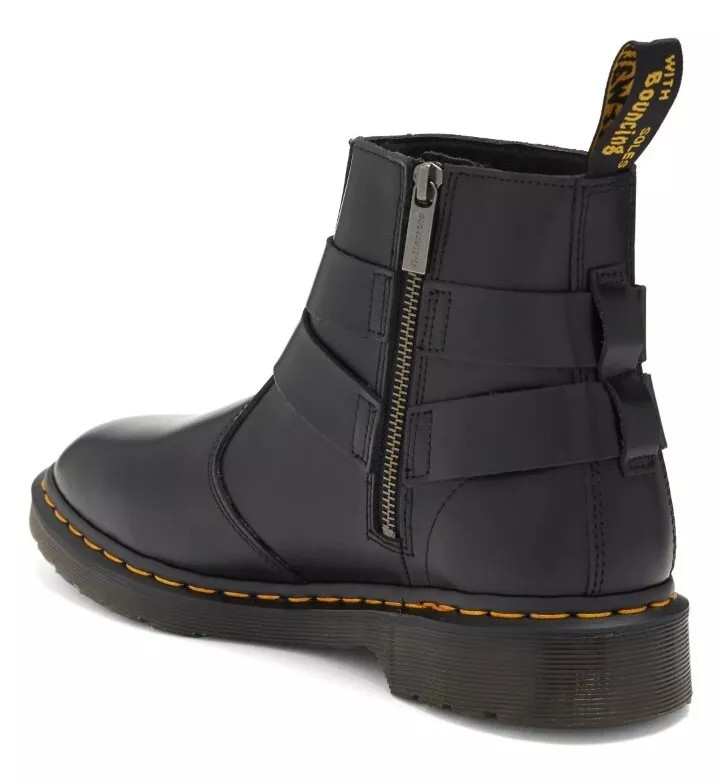 Dr Martens Chelsea Buckle Boots - Nuclear Waste