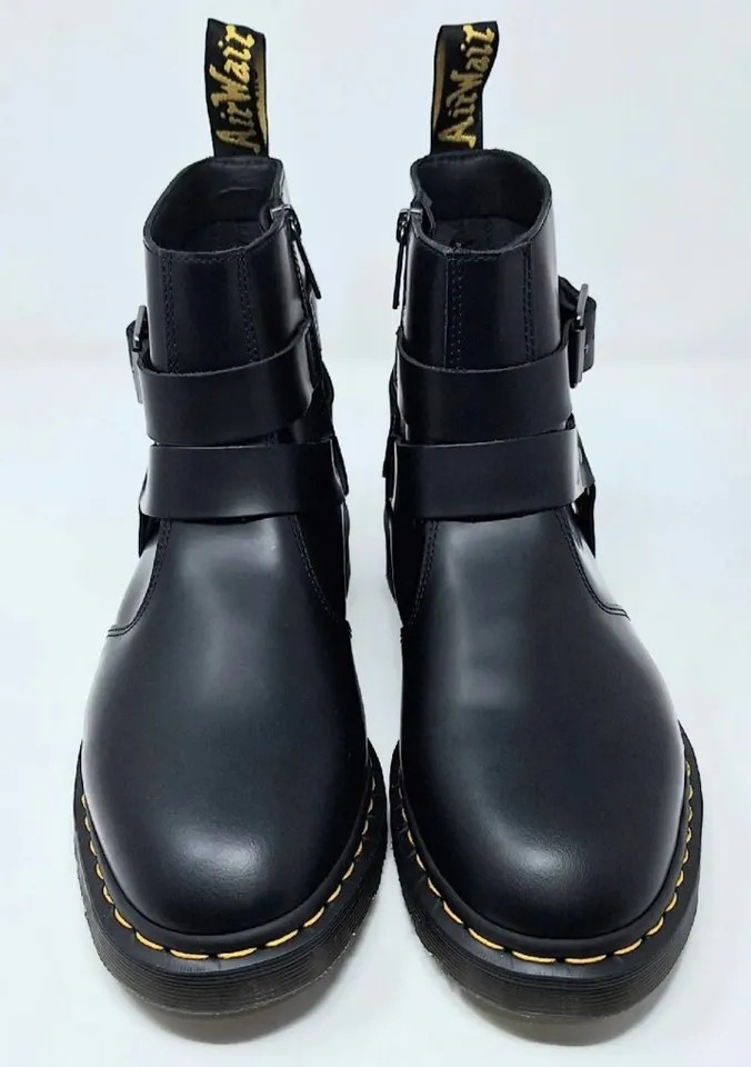 靴 Dr. Martens BUCKLE PULL UP CHELSEA BOOTS Dr Martens Chelsea Buckle Boots - Nuclear Waste