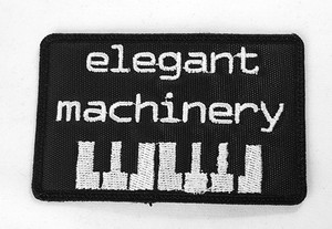 Elegant Machinery - Keyboard 4X3" Embroidered Patch