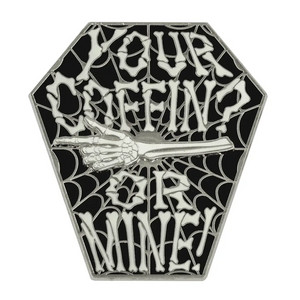 Your Coffin or Mine Spinning Enamel Pin
