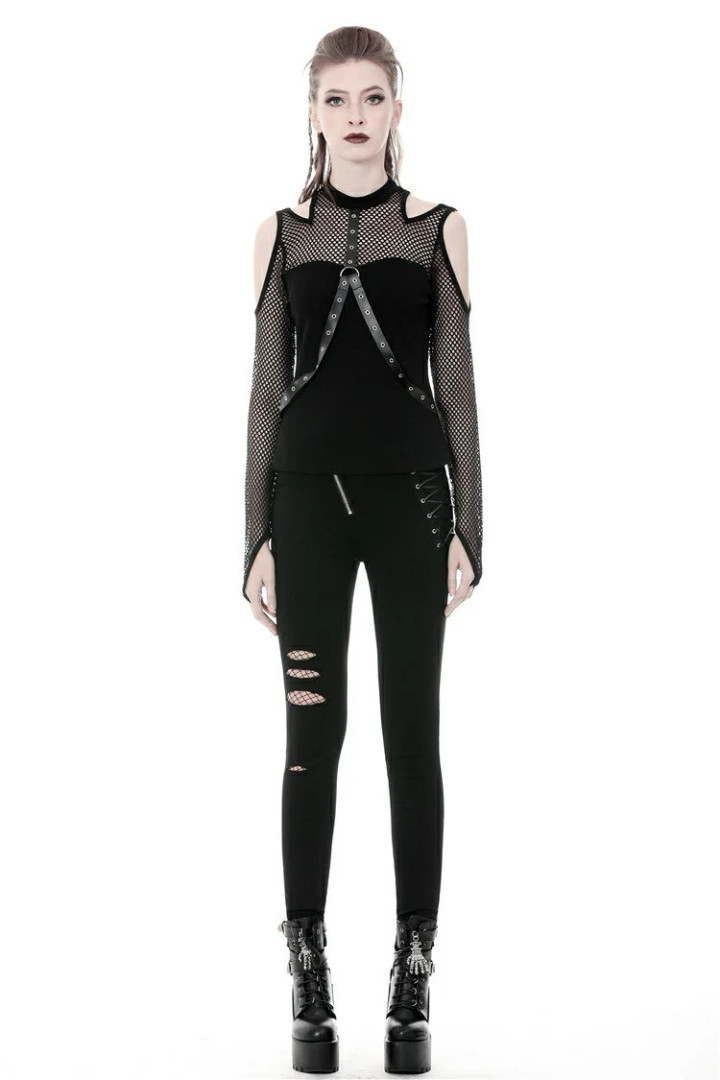 fishnet long sleeve