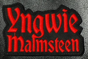 Yngwie Malmsteen - Red Logo 3.5x2" Embroidered Patch
