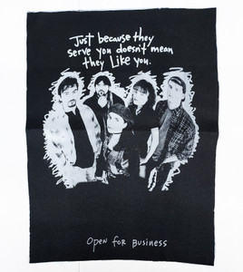 Clerks - Open for Business B&W Test Print Backpatch