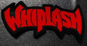Whiplash - Red Logo 4x2.5" Embroidered Patch