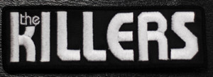 The Killers White Logo 5.5x1" Embroidered Patch