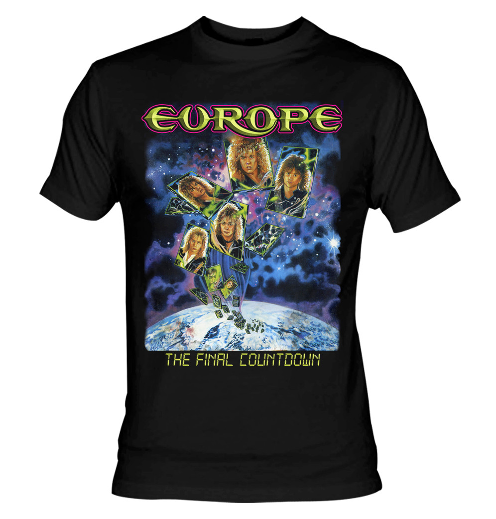 Europe Final Countdown ufficiale Uomo maglietta unisex
