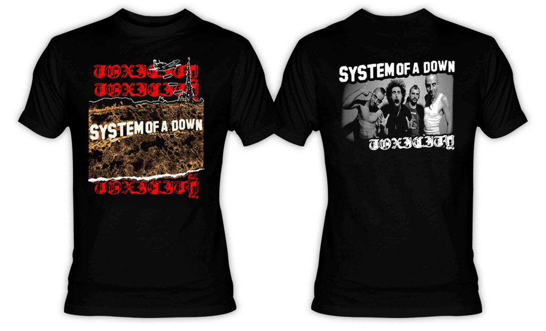 System of a Down - Toxicity Album T-Shirt - Nuclear Waste