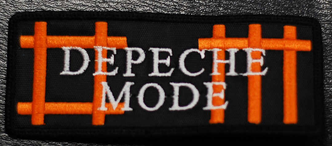 Depeche Mode DM Logo 4x2" Embroidered Patch