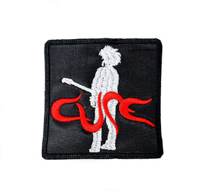 The Cure Boys Don't Cry 3x3" Embroidered Patch - Red