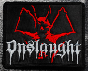 Onslaught - Demon 4x3" Embroidered Patch