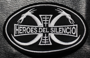 Heroes del Silencio Dragon Logo 4x3" Embroidered Patch