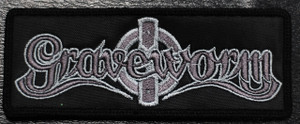 Graveworm - Grey Logo 5x2" Embroidered Patch