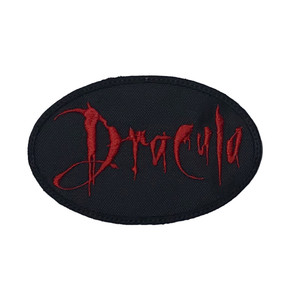 Dracula 5" Oval Embroidered Patch