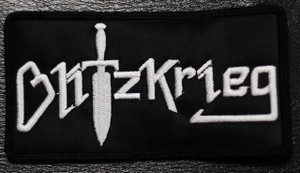 Blitzkrieg Logo 4.5x2.5" Embroidered Patch