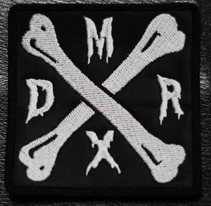 Deathrock Mexico Logo 3x3" Embroidered Patch