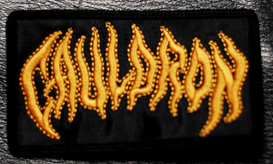 Cauldron - Gold Logo 4x2" Embroidered Patch