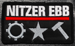 Nitzer Ebb Body Works 4x2" Embroidered Patch