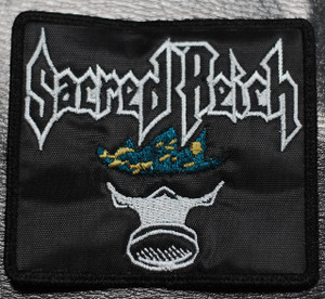 Sacred Reich - Gas Mask 4x3" Embroidered Patch