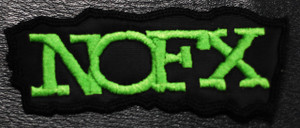 NoFx Green Logo 5x1.5" Embroidered Patch