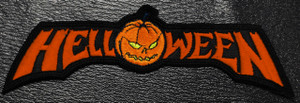 Helloween Red Logo 5x1.5" Embroidered Patch