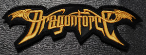 DragonForce Gold Logo 5.5x1.5" Embroidered Patch