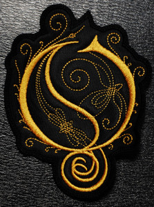 Opeth Gold "O" Logo 3.5x4" Embroidered Patch