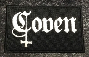 Coven Black 4x2.5" Embroidered Patch