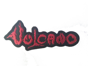 Vulcano Red Logo 4x1.5" Embroidered Patch
