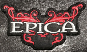 Epica Red/Grey Tribal Logo 5x3" Embroidered Patch