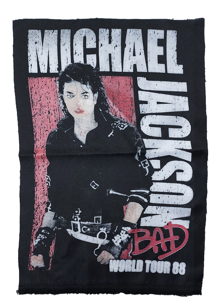 Michael Jackson - Bad World Tour '88 Test Print Backpatch