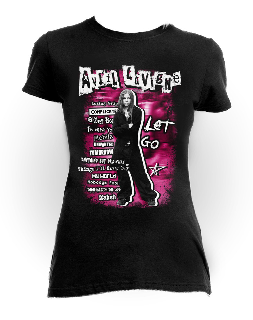 girls 11 yo naked AVRIL LAVIGNE 日本限定 Tシャツ ②｜タレントグッズ