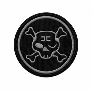 Combichrist - Grey Round Logo 3" Embroidered Patch