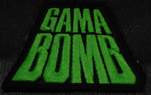 Gama Bomb Green Logo 4x3" Embroidered Patch